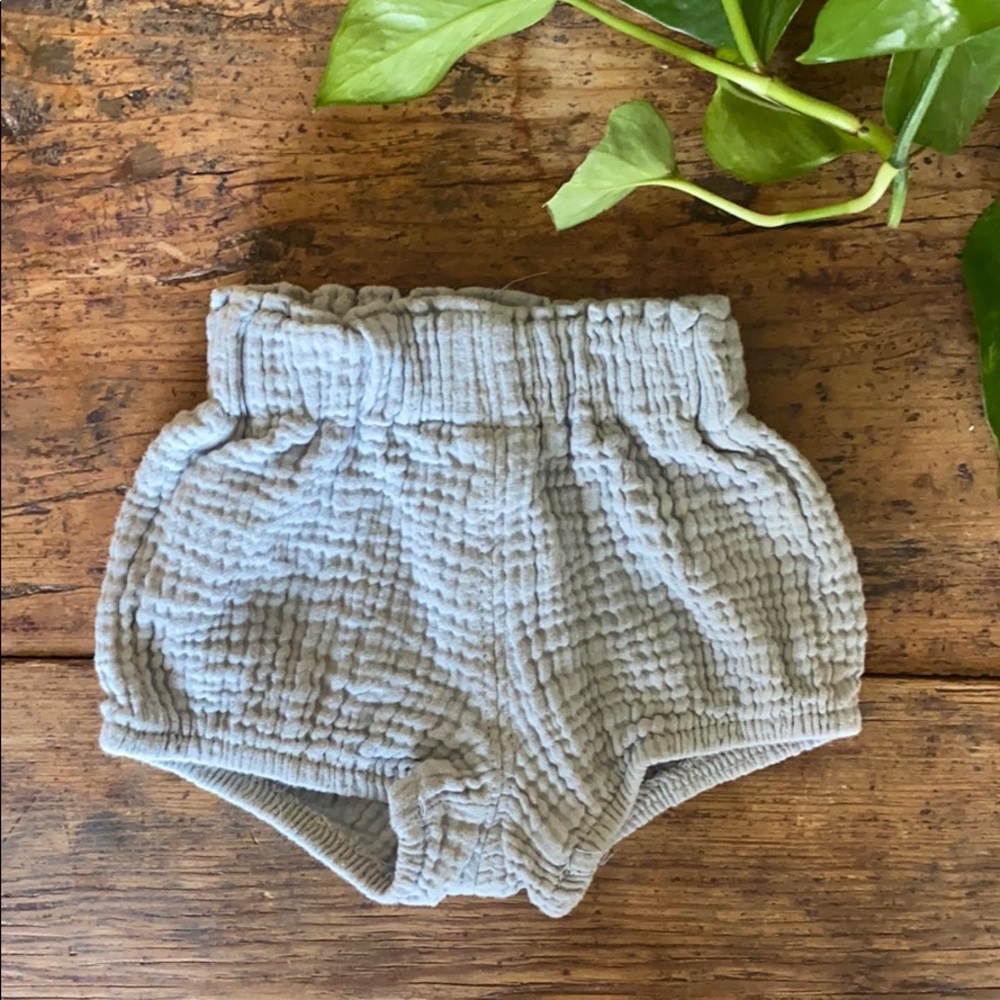 Blue Linen Bloomers